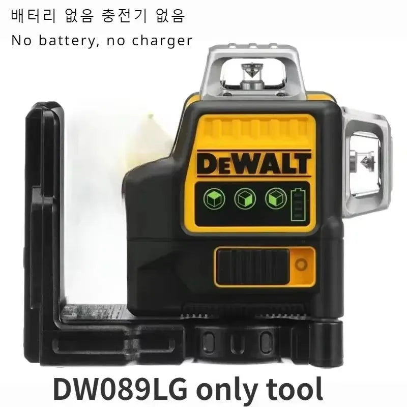 2025 DEWALT DW089LG 360 ° rotating 12 line green laser level outdoor construction marking tool