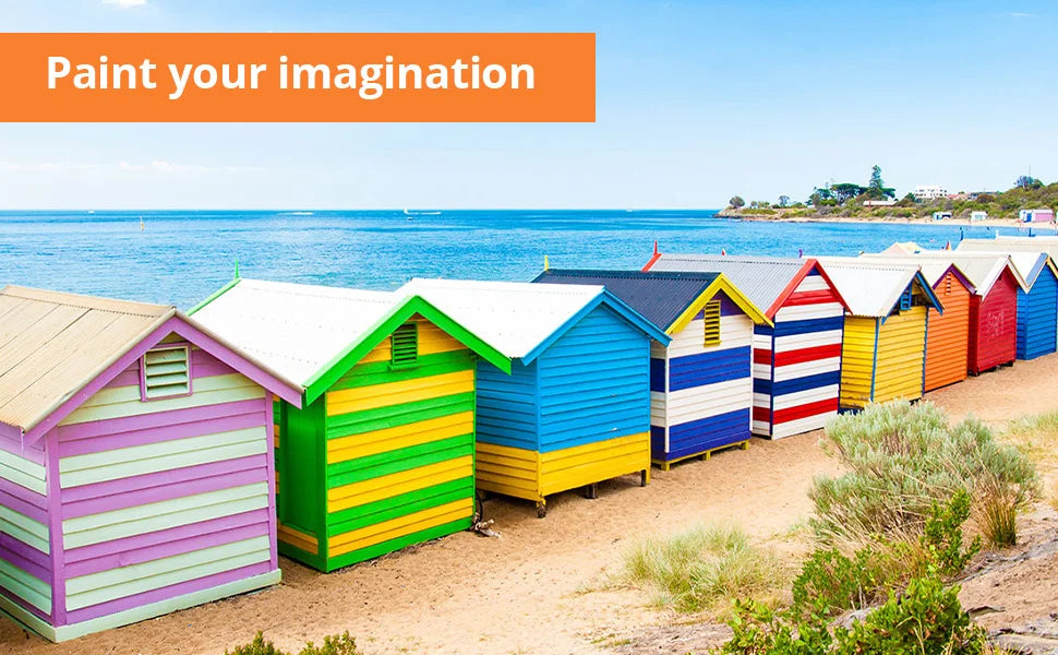 Stand Airless HVLP Paint Sprayer, High Efficiency, for Home Exterior & Interior DIY Painting Projects, with Extension Rod