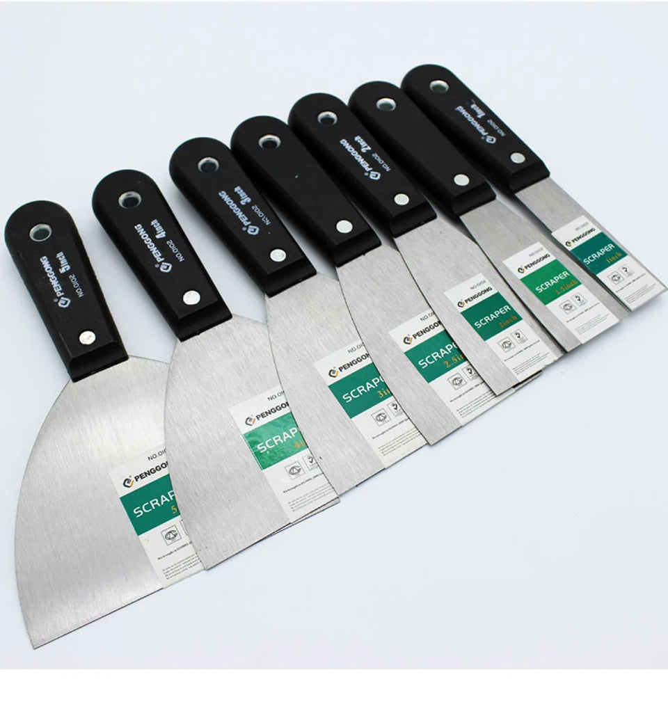 7PCS Putty Knives Set Flex Drywall Knife Paint Scraper Kit 7 Sizes Wall Shovel Carbon Steel Construction Tool Plastering Knife