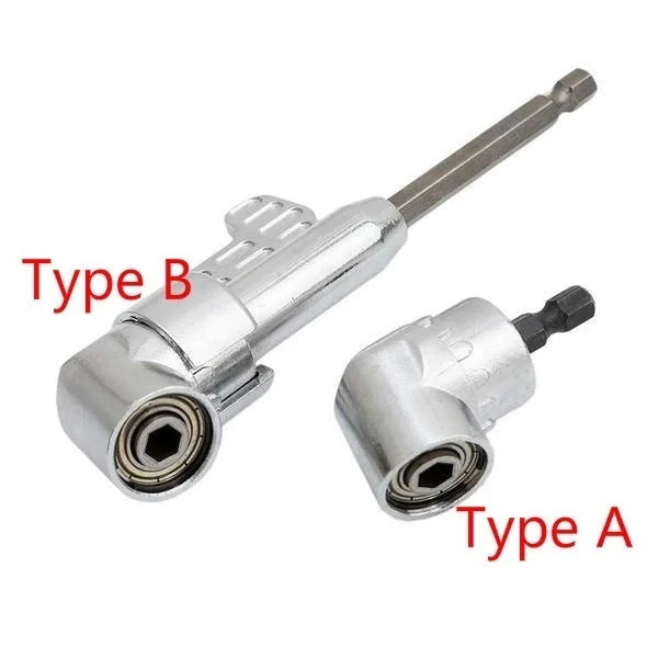 High Quality 105 Degrees 1/4\ Extension Hex Drill Bit Adjustable Hex Bit Angle Driver Screwdriver Socket Holder Adaptor Tools