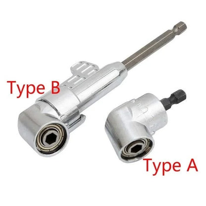 High Quality 105 Degrees 1/4\ Extension Hex Drill Bit Adjustable Hex Bit Angle Driver Screwdriver Socket Holder Adaptor Tools