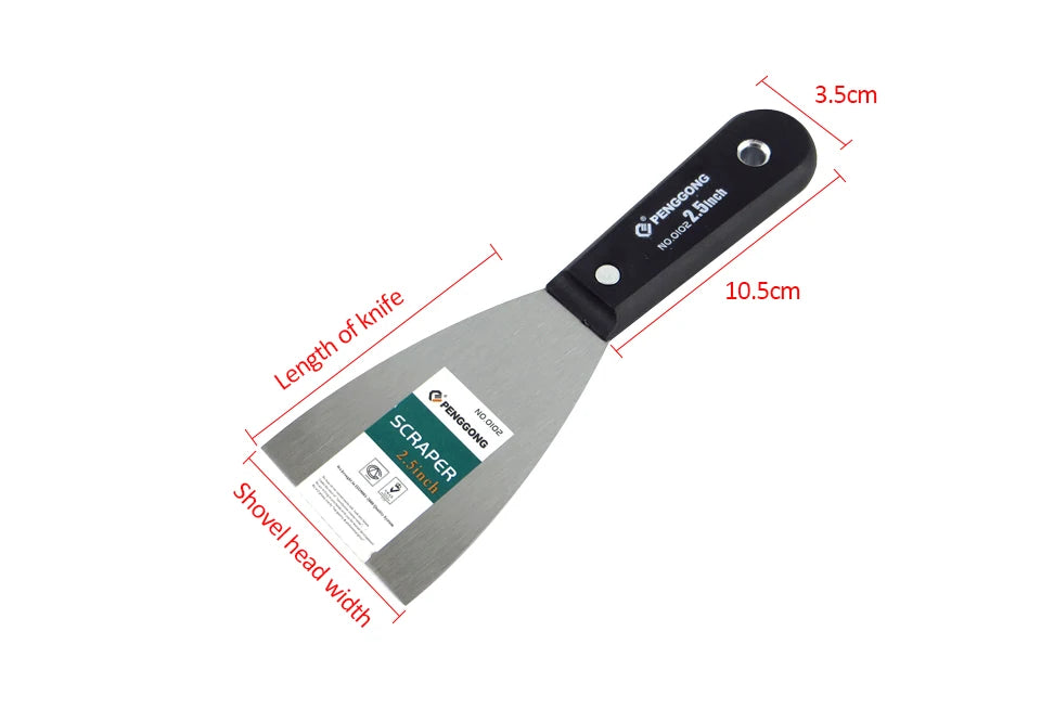 7PCS Putty Knives Set Flex Drywall Knife Paint Scraper Kit 7 Sizes Wall Shovel Carbon Steel Construction Tool Plastering Knife