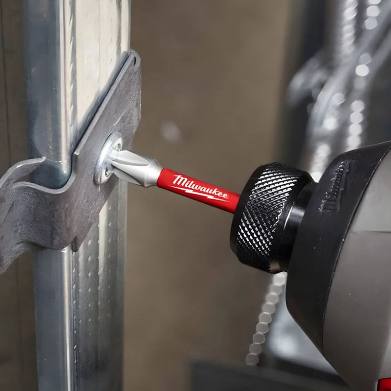 Milwaukee 4932492939 SHOCKWAVE Impact Duty HSS Screwdriver Carabiner Bit Set 10Pcs Portable Power Tool Accessories