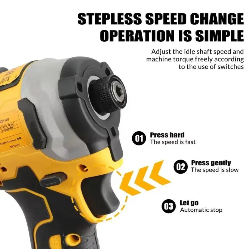 DEWALT DCF850 Impact Driver Electric Driver 20V Brushless Cordless 3800RPM screwdrivers High Torque tools Power Tools