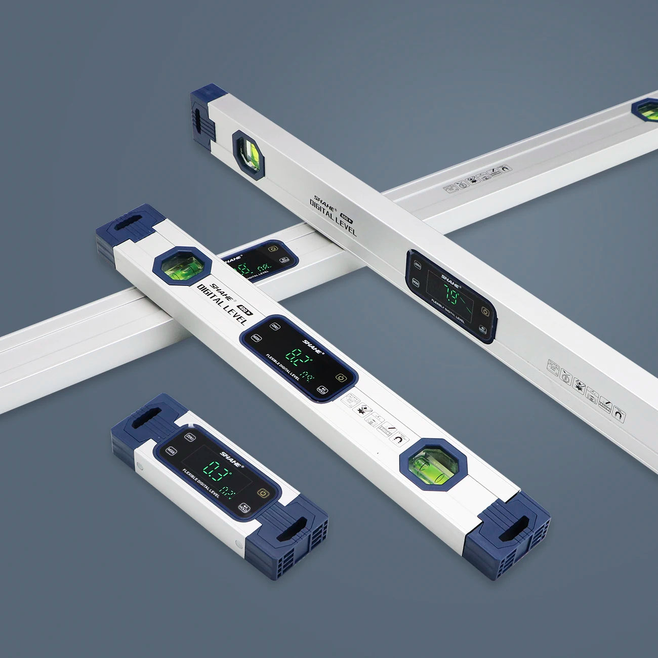 SHAHE Electronic Bubble Inclinometer Angle Finder Gauge,Inclinometer Angle Gauge Finder Bubbles Magnetic Base with Backlight