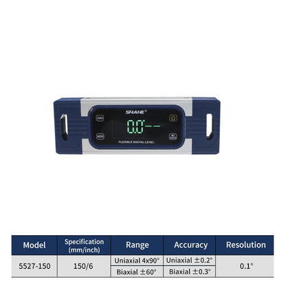 SHAHE Electronic Bubble Inclinometer Angle Finder Gauge,Inclinometer Angle Gauge Finder Bubbles Magnetic Base with Backlight