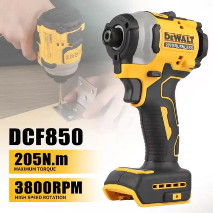 DEWALT DCF850 Impact Driver Electric Driver 20V Brushless Cordless 3800RPM screwdrivers High Torque tools Power Tools