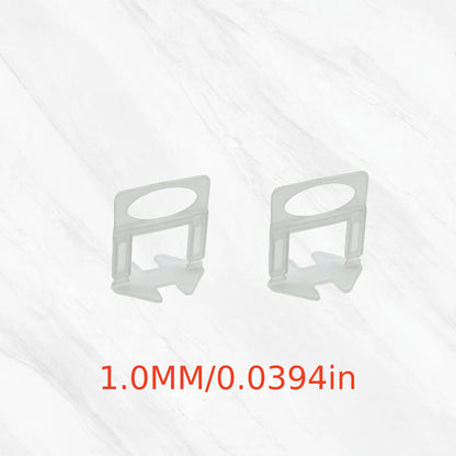 300Pcs Clips and 100 Pcs Plastic Tile Leveling System with 1 Pliers Tool (Accessories Are Also Sold Separately) - Reusable Wedges, Professional Spacing and Alignment Kit, Used for Ceramic Floor and Wall Tile Installati