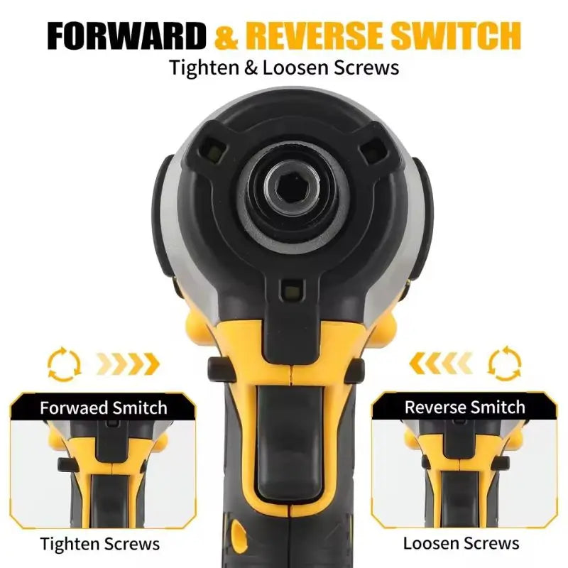 DEWALT DCF850 Impact Driver Electric Driver 20V Brushless Cordless 3800RPM screwdrivers High Torque tools Power Tools