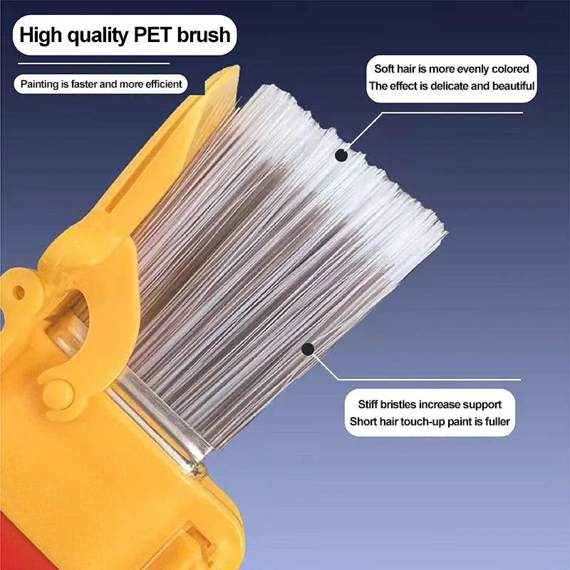 Edging Color Separation Paint Brush Handheld Paint Edger Tool Ideal for Indoor and Outdoor Use on Walls and Ceilings