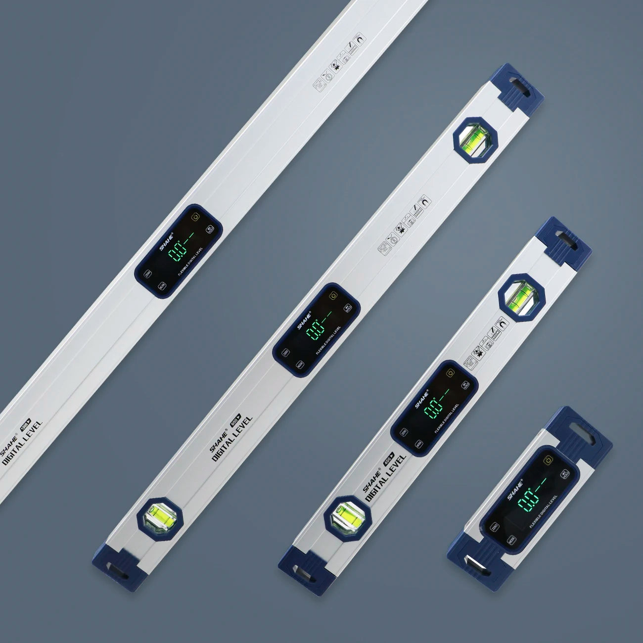 SHAHE Electronic Bubble Inclinometer Angle Finder Gauge,Inclinometer Angle Gauge Finder Bubbles Magnetic Base with Backlight