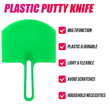 1-10Pc Top Curved Bucket Scoop Putty Knife Scraper Spackle Paint Drywall Finishing Plaster Scraping Decals Patch Spackle Tools