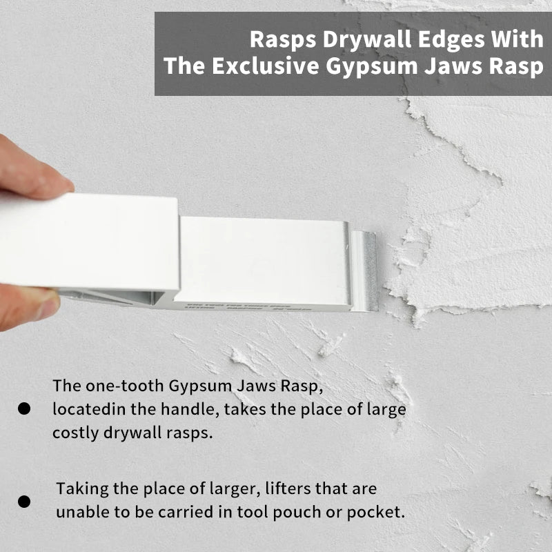 3 in 1 Aluminum Alloy Door Lifter Multi-functional Lifter Prying Tool Rasp Drywall Plaster Sheet Lift Equipment Household Tools