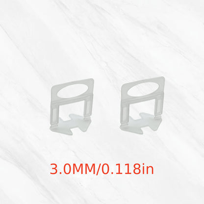 300Pcs Clips and 100 Pcs Plastic Tile Leveling System with 1 Pliers Tool (Accessories Are Also Sold Separately) - Reusable Wedges, Professional Spacing and Alignment Kit, Used for Ceramic Floor and Wall Tile Installati