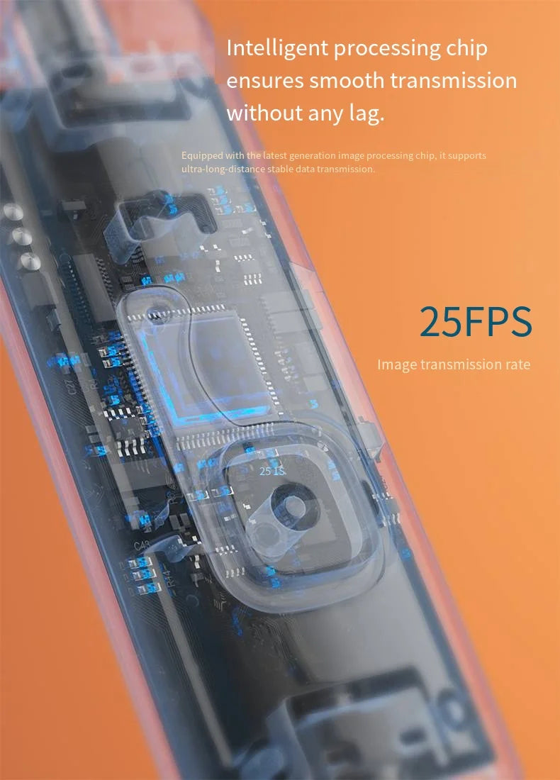 7.0MM TYPE-C Endoscope Camera IP67 Waterproof 6 LEDs Adjustable USB Android Flexible Inspection Borescope Cameras for Phone PC