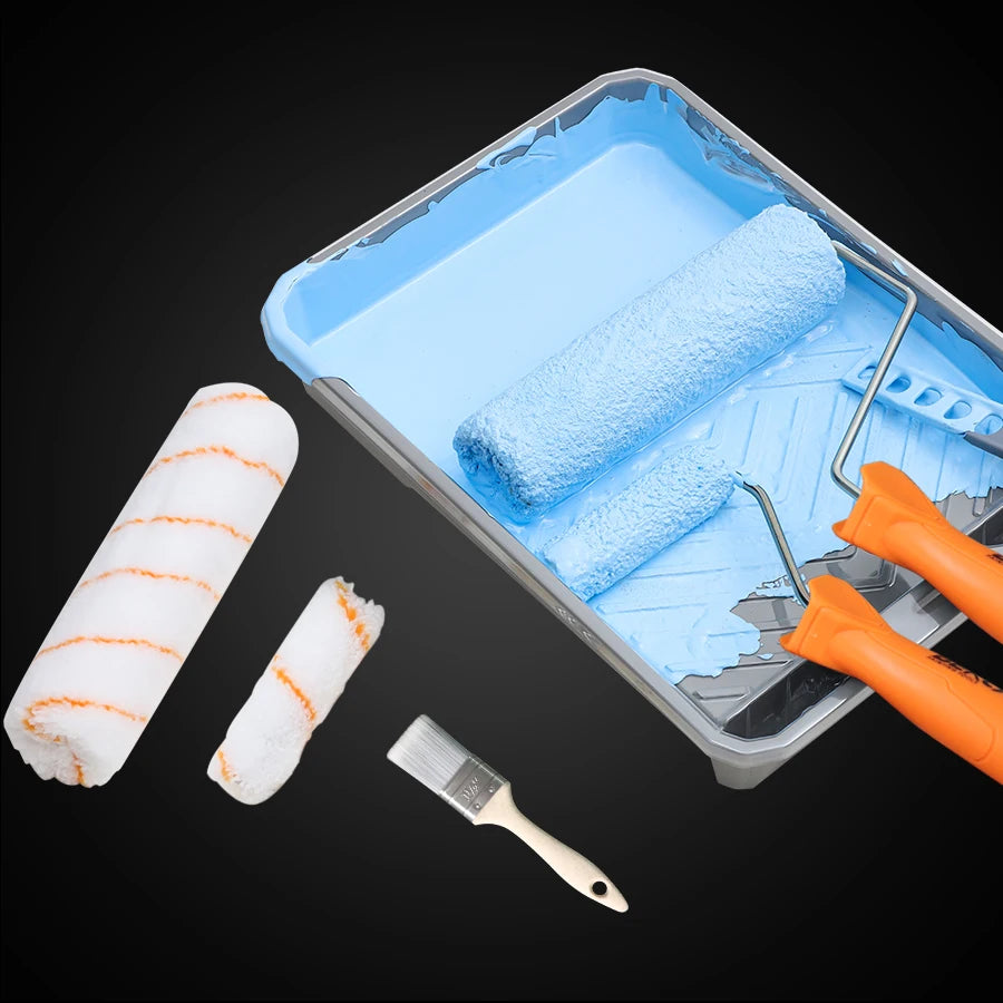 9 inch complete roller set with tray - DIY home wall painting tool set