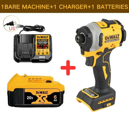 DEWALT DCF850 Impact Driver Electric Driver 20V Brushless Cordless 3800RPM screwdrivers High Torque tools Power Tools