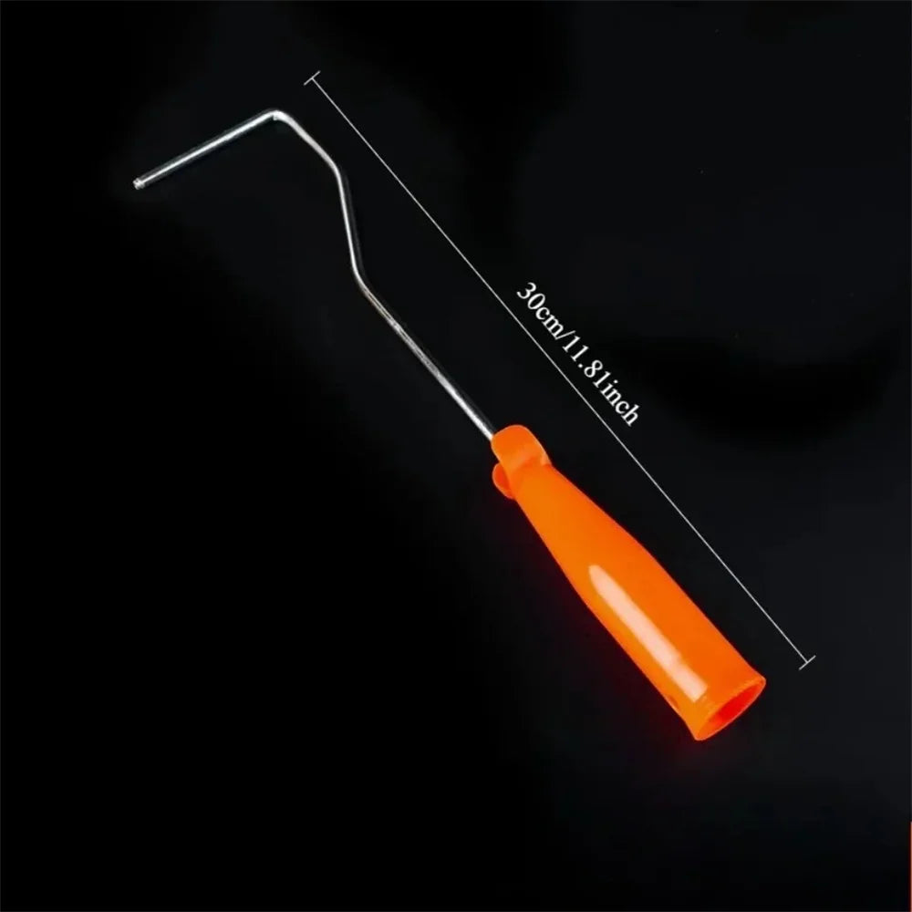 11pcs Mini Paint Roller Kits Portable Microfiber Roller Nap with Plastic Handle Home Wall DIY Painting Professional Repair Tools