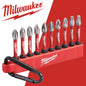 Milwaukee 4932492939 SHOCKWAVE Impact Duty HSS Screwdriver Carabiner Bit Set 10Pcs Portable Power Tool Accessories