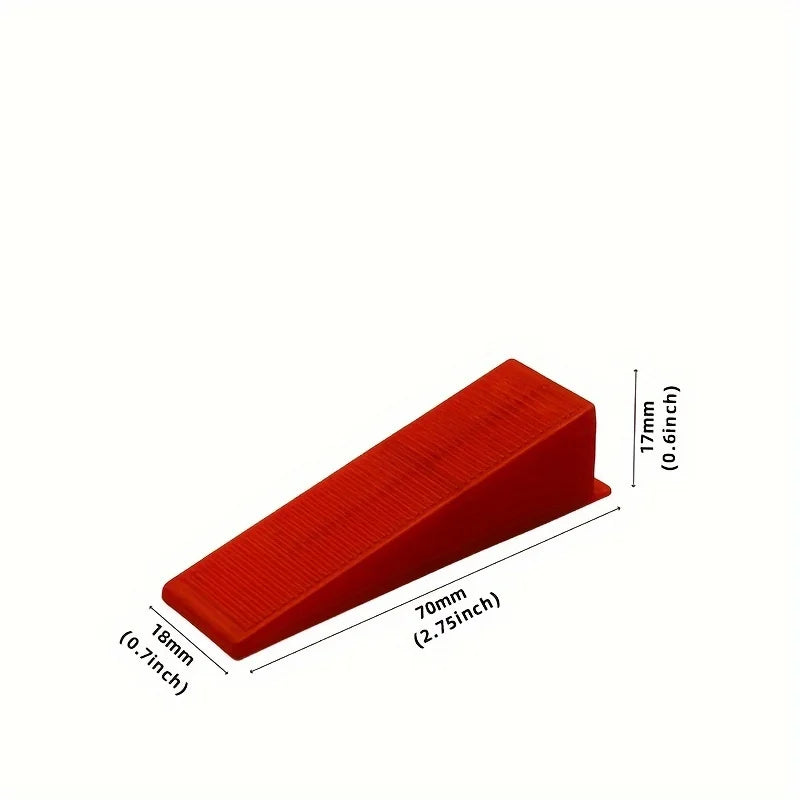300Pcs Clips and 100 Pcs Plastic Tile Leveling System with 1 Pliers Tool (Accessories Are Also Sold Separately) - Reusable Wedges, Professional Spacing and Alignment Kit, Used for Ceramic Floor and Wall Tile Installati