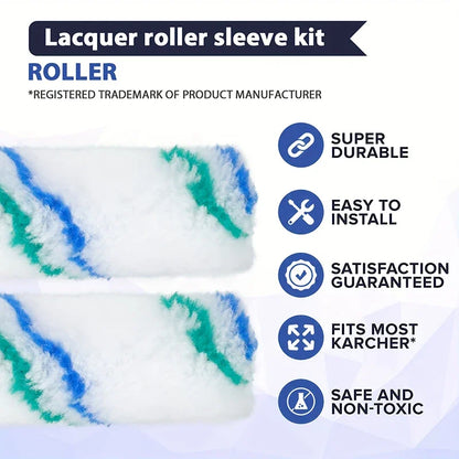 1pc Mini Paint Roller Covers Handle with 60 Roller Brushes 4-Inch Small Paint Rollers Reusable Paint Roller Handle for Walls