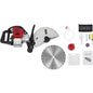 Gas Concrete Cut off Saw 2 Stroke 52 CC Cement Masonry Wet Dry Saw Cutter+Blade Power Cutter 1400W