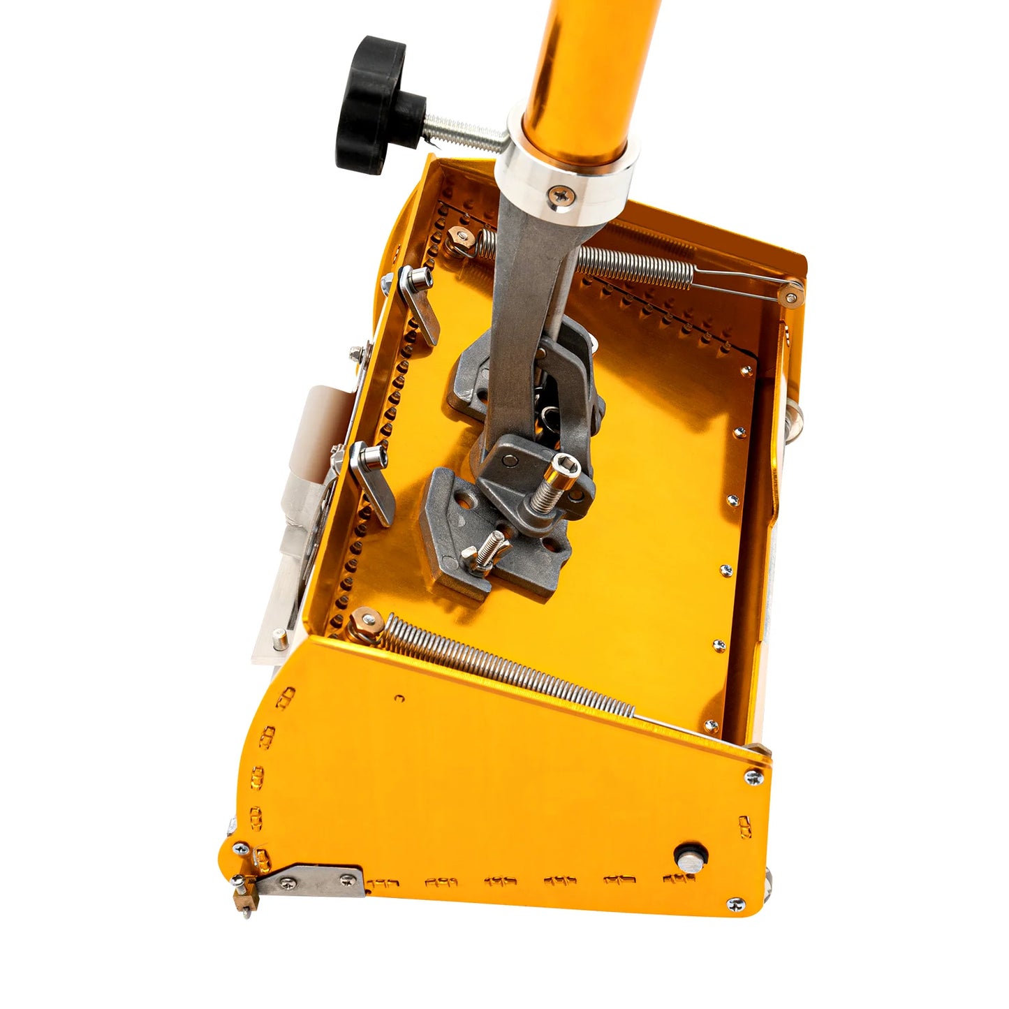 Drywall Flat Finishing Box Tool Retractable Rod Double-spring Design for Wall/Ceiling Scraping Putty