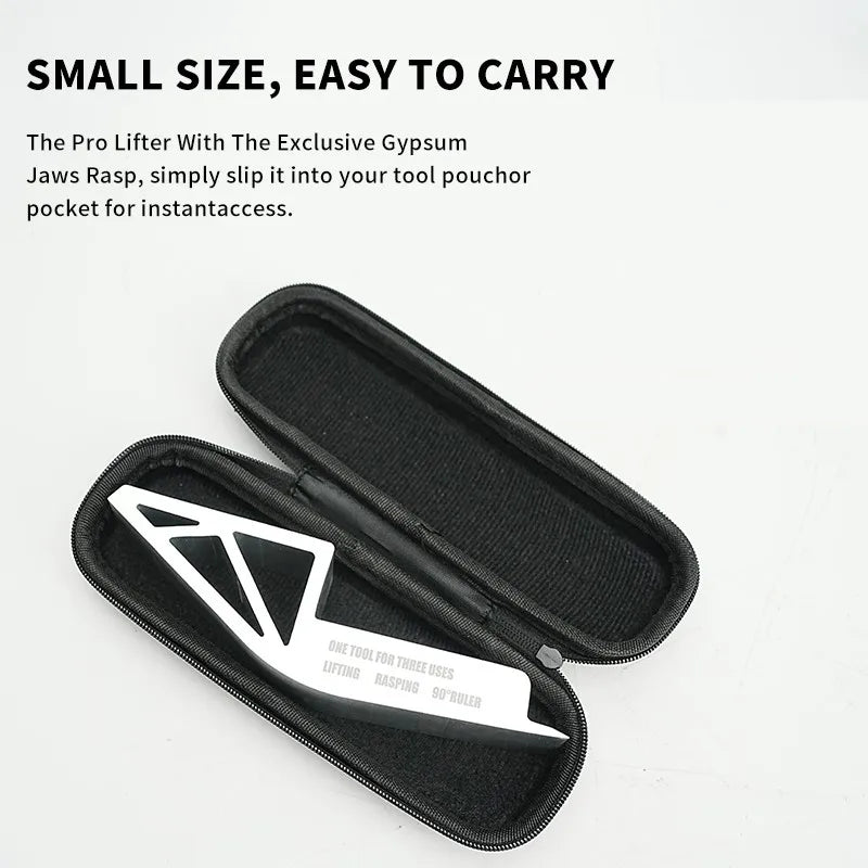 3 in 1 Aluminum Alloy Door Lifter Multi-functional Lifter Prying Tool Rasp Drywall Plaster Sheet Lift Equipment Household Tools