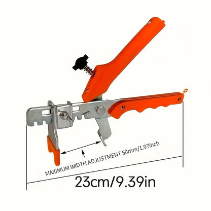 300Pcs Clips and 100 Pcs Plastic Tile Leveling System with 1 Pliers Tool (Accessories Are Also Sold Separately) - Reusable Wedges, Professional Spacing and Alignment Kit, Used for Ceramic Floor and Wall Tile Installati