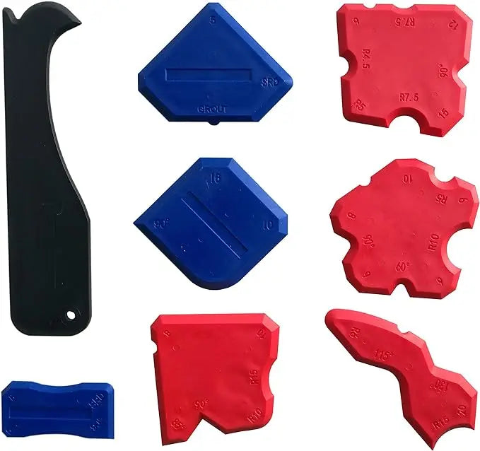 Silicone Caulking Tool Kit Spatula Scraper Joint Sealant Spreader for Tile Window Grout Edge Removal Kitchen Construction Tools