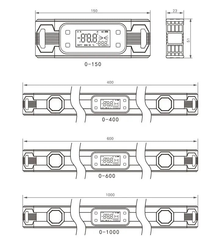 SHAHE Electronic Bubble Inclinometer Angle Finder Gauge,Inclinometer Angle Gauge Finder Bubbles Magnetic Base with Backlight