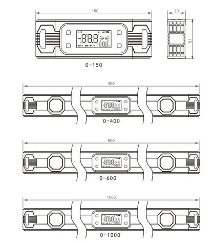SHAHE Electronic Bubble Inclinometer Angle Finder Gauge,Inclinometer Angle Gauge Finder Bubbles Magnetic Base with Backlight