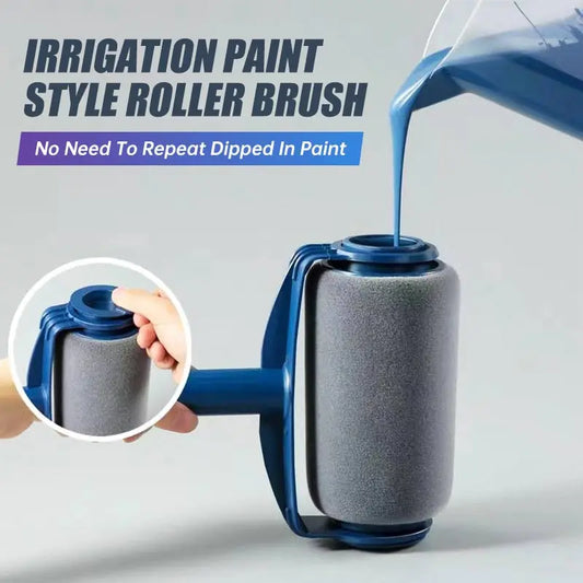 1pc/6Pcs Paint Roller Multifunctional Household Roller Brush Set One Wall A Time Portable Latex Paint Roller Brush Painting Set