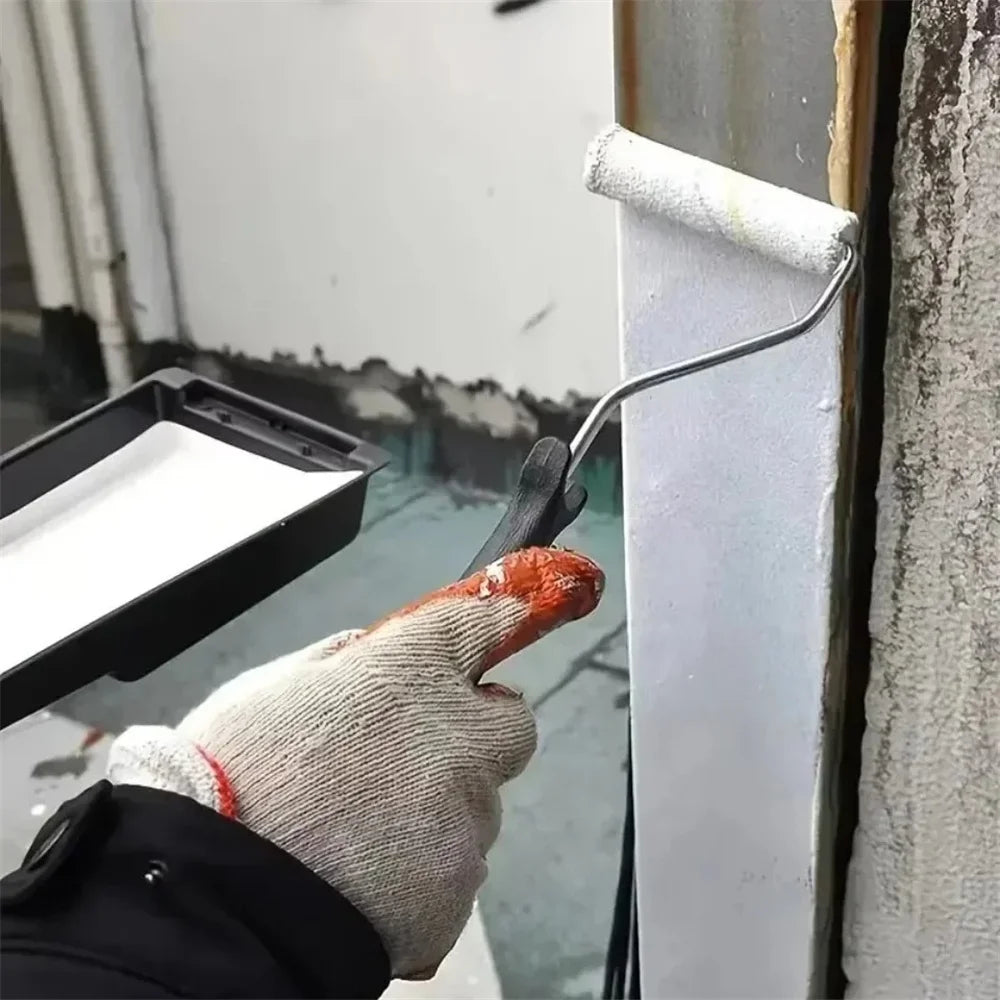 11pcs Mini Paint Roller Kits Portable Microfiber Roller Nap with Plastic Handle Home Wall DIY Painting Professional Repair Tools