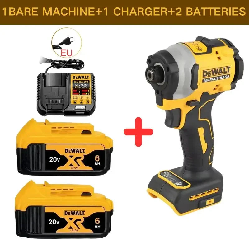 DEWALT DCF850 Impact Driver Electric Driver 20V Brushless Cordless 3800RPM screwdrivers High Torque tools Power Tools