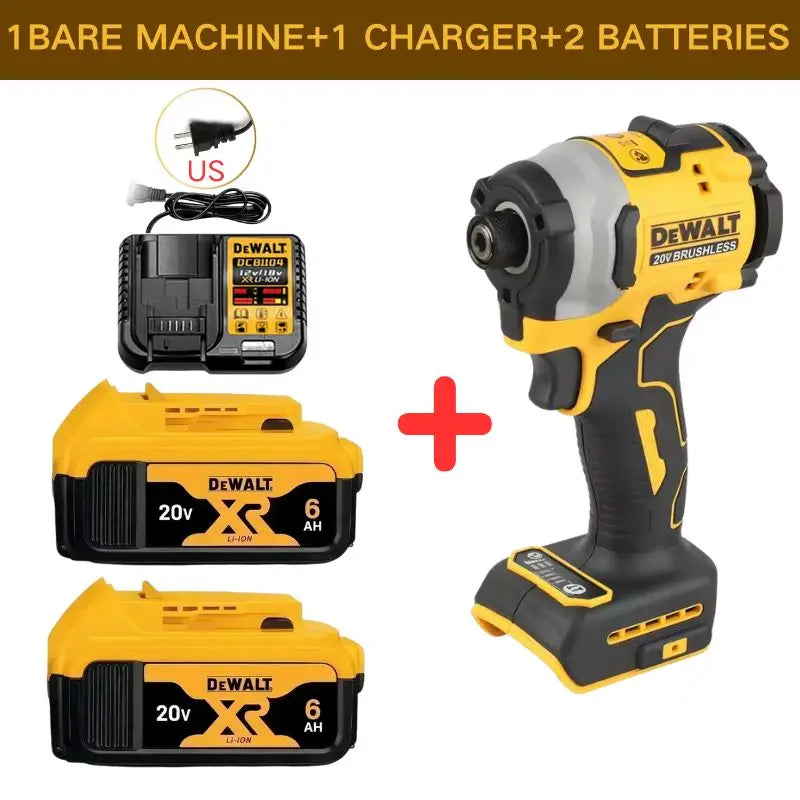 DEWALT DCF850 Impact Driver Electric Driver 20V Brushless Cordless 3800RPM screwdrivers High Torque tools Power Tools