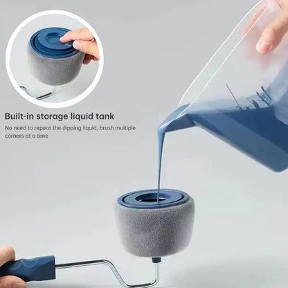 1pc/6Pcs Paint Roller Multifunctional Household Roller Brush Set One Wall A Time Portable Latex Paint Roller Brush Painting Set