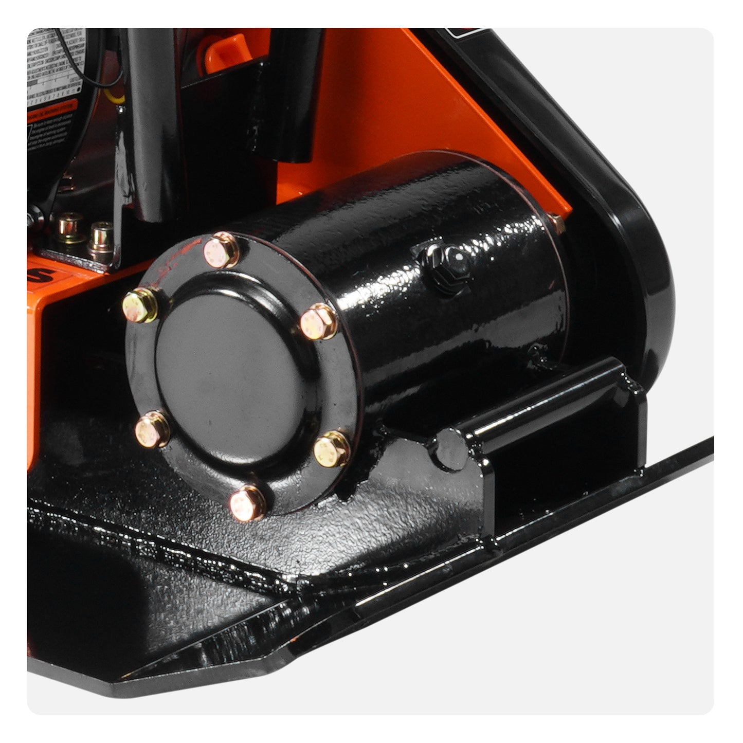 SucceBuy Gasoline Plate Compactor 6.5 HP Force Vibratory Compaction Tamper For Walkways, Patios, Asphalts Paver Landscaping