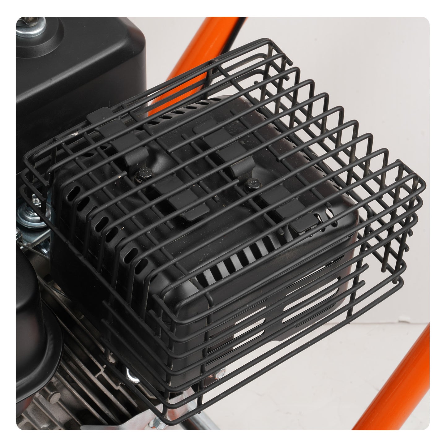 SucceBuy Gasoline Plate Compactor 6.5 HP Force Vibratory Compaction Tamper For Walkways, Patios, Asphalts Paver Landscaping