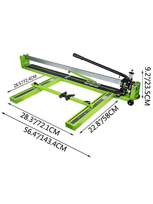 SucceBuy Manual Tile Cutter Infrared Laser Positioning Floor Cutter Push Knife Professional Hand Tool for Cutting Porcelain