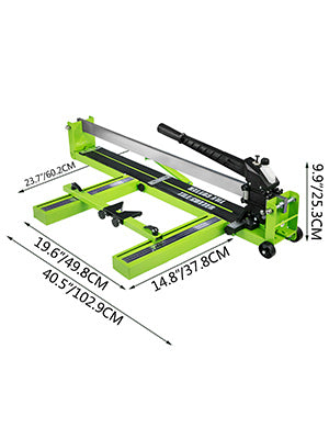 SucceBuy Manual Tile Cutter Infrared Laser Positioning Floor Cutter Push Knife Professional Hand Tool for Cutting Porcelain